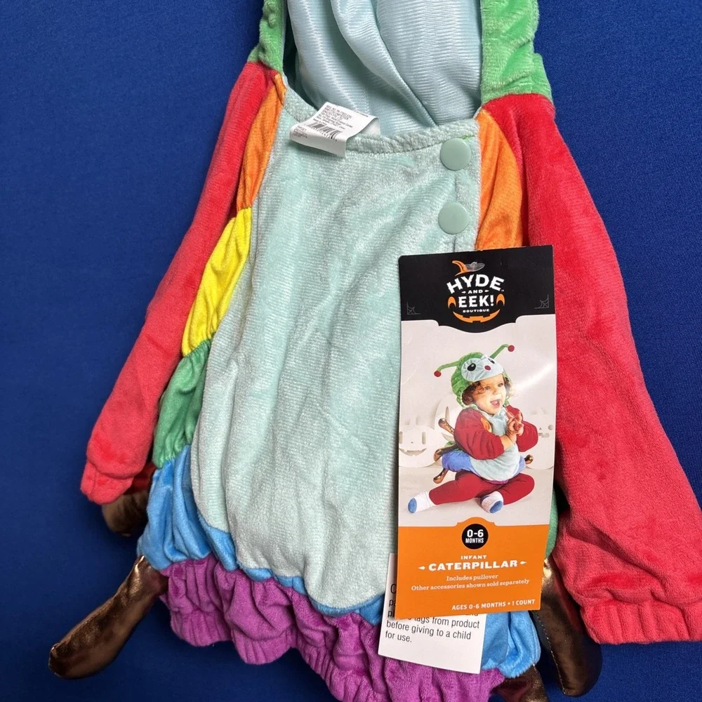 Hyde and Eek Boutique Infant Caterpillar Pullover Costume Size 0-6 Months NWT